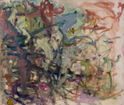 Lost Garden 1, mixed media on paper, 33-3/4 x 40