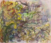 After a Storm, mixed media on paper, 33-1/2 x 40