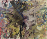 Garden Gate, mixed media on paper, 33 x 40